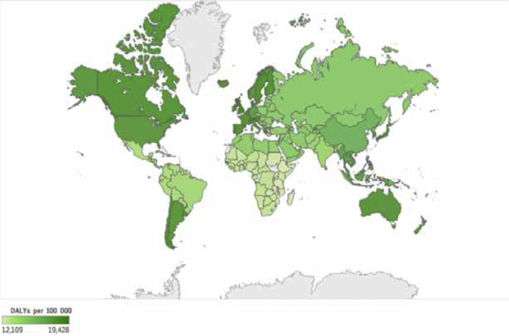 VILACT World_map_psoriasis Psoriasis Disease  